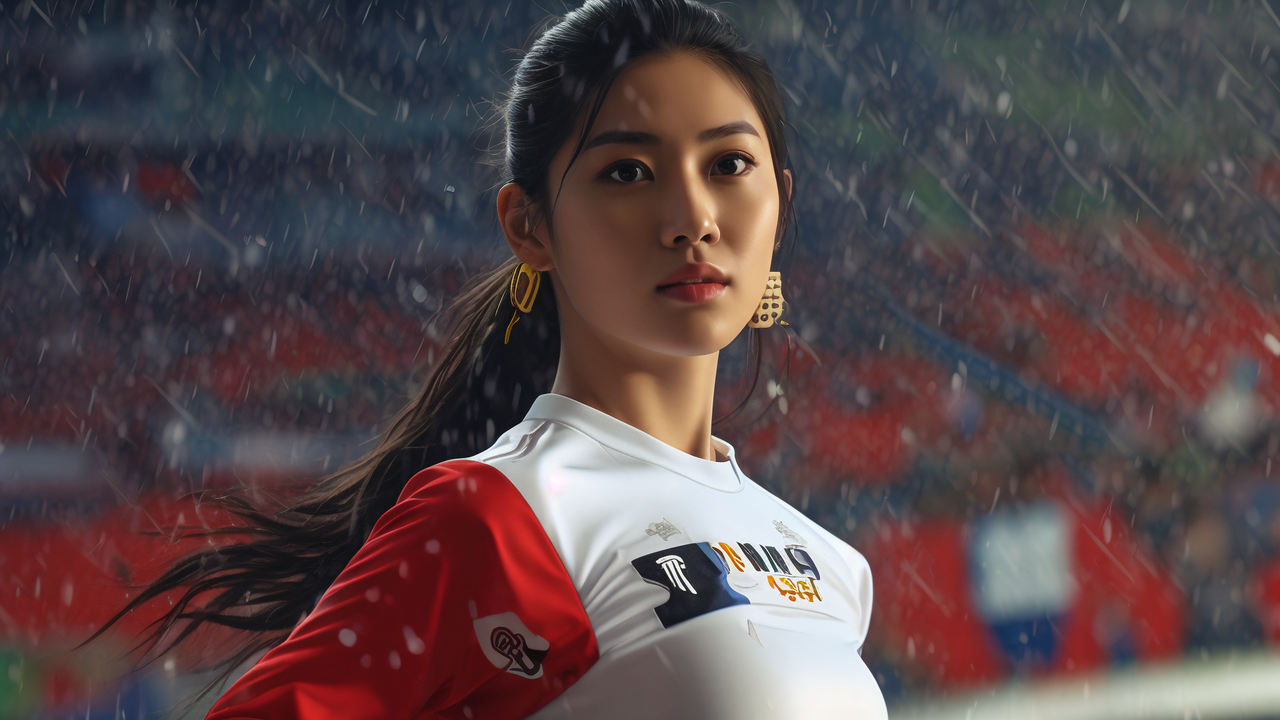 越南女足队员在国际比赛中踢出精彩